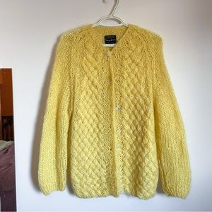 Vintage Mohair Cardigan Sweater
